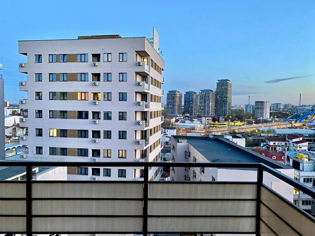 Sky Modern 1 Bedroom Apt W Free Parking บูคาเรสต์ ภายนอก รูปภาพ