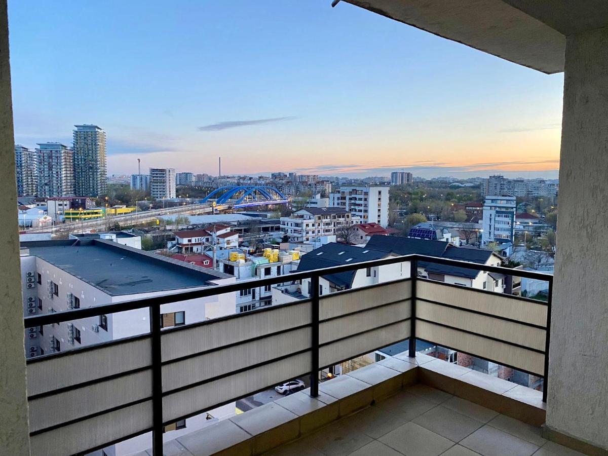 Sky Modern 1 Bedroom Apt W Free Parking บูคาเรสต์ ภายนอก รูปภาพ